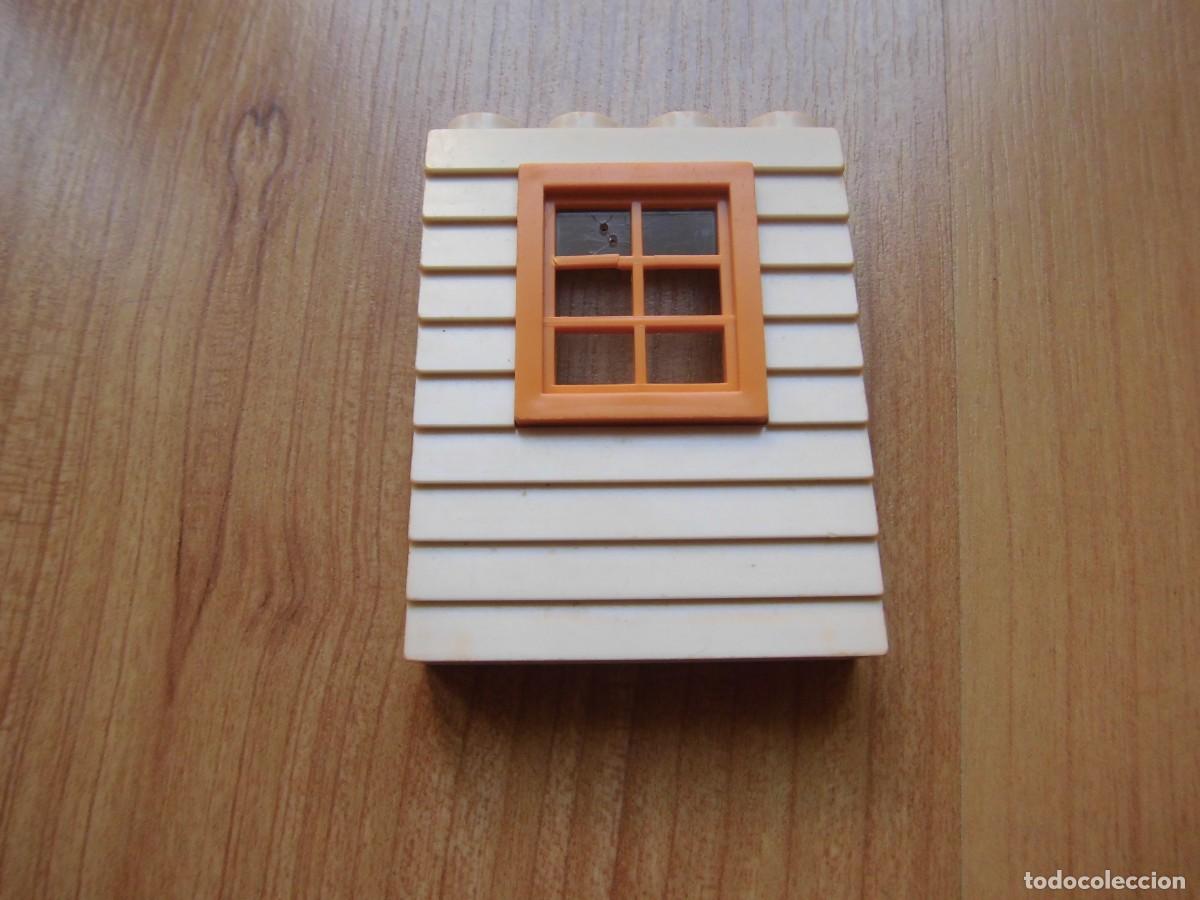 Juguetes antiguos Exin: FACHADA PARED BLANCA CON VENTANA NARANJA EXIN WEST