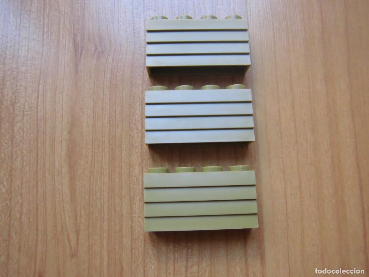 Juguetes antiguos Exin: LOTE 3 PIEZAS FACHADA PARED VERDE EXIN WEST