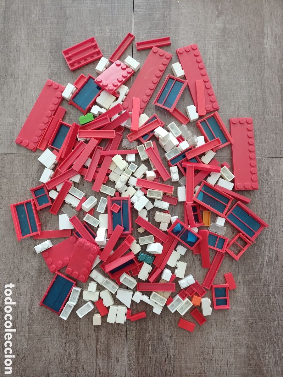 Juguetes antiguos Exin: Lote de piezas exin block medio kilo variado original a&ntilde;os 70 80