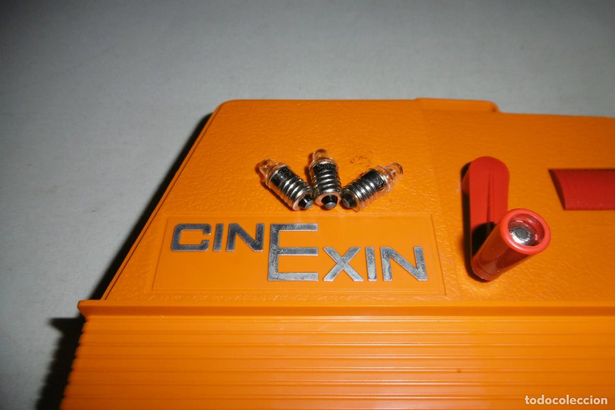 Juguetes antiguos Exin: LOTE DE 3 BOMBILLAS CINEXIN NARANJA CINEEXIN CINE EXIN