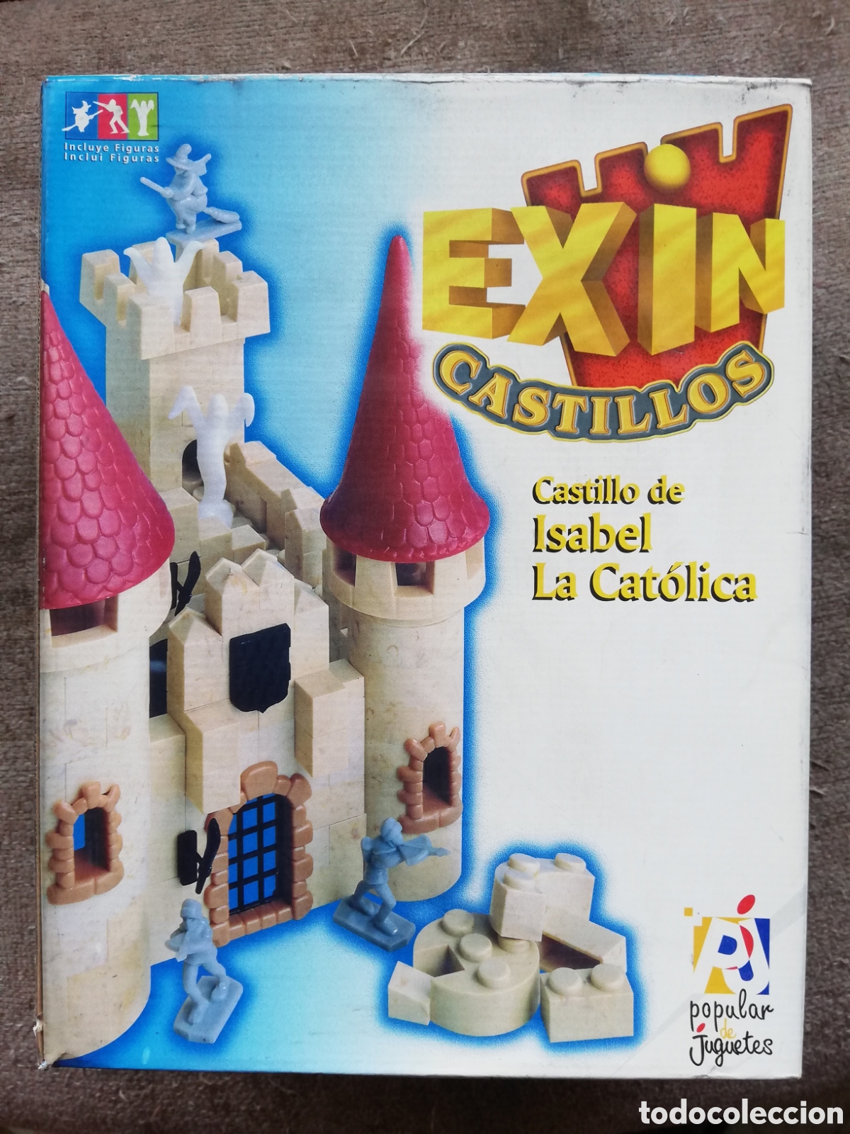 Juguetes antiguos Exin: Exin Castillos. Castillo de Isabel la cat&oacute;lica. Completo