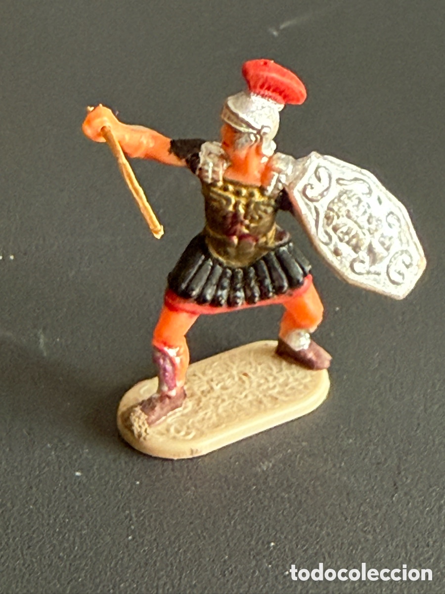 Juguetes antiguos Exin: ELASTOLIN. EXIN CASTILLOS. LEGIONARIO ROMANO