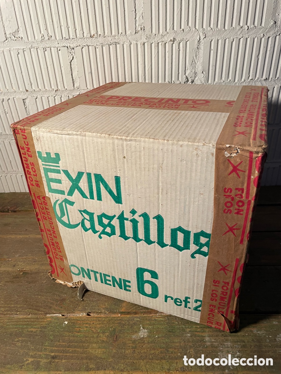 Juguetes antiguos Exin: CAJA VAC&Iacute;A DISTRIBUCI&Oacute;N EXIN CASTILLO. ALMAC&Eacute;N DE TIENDA