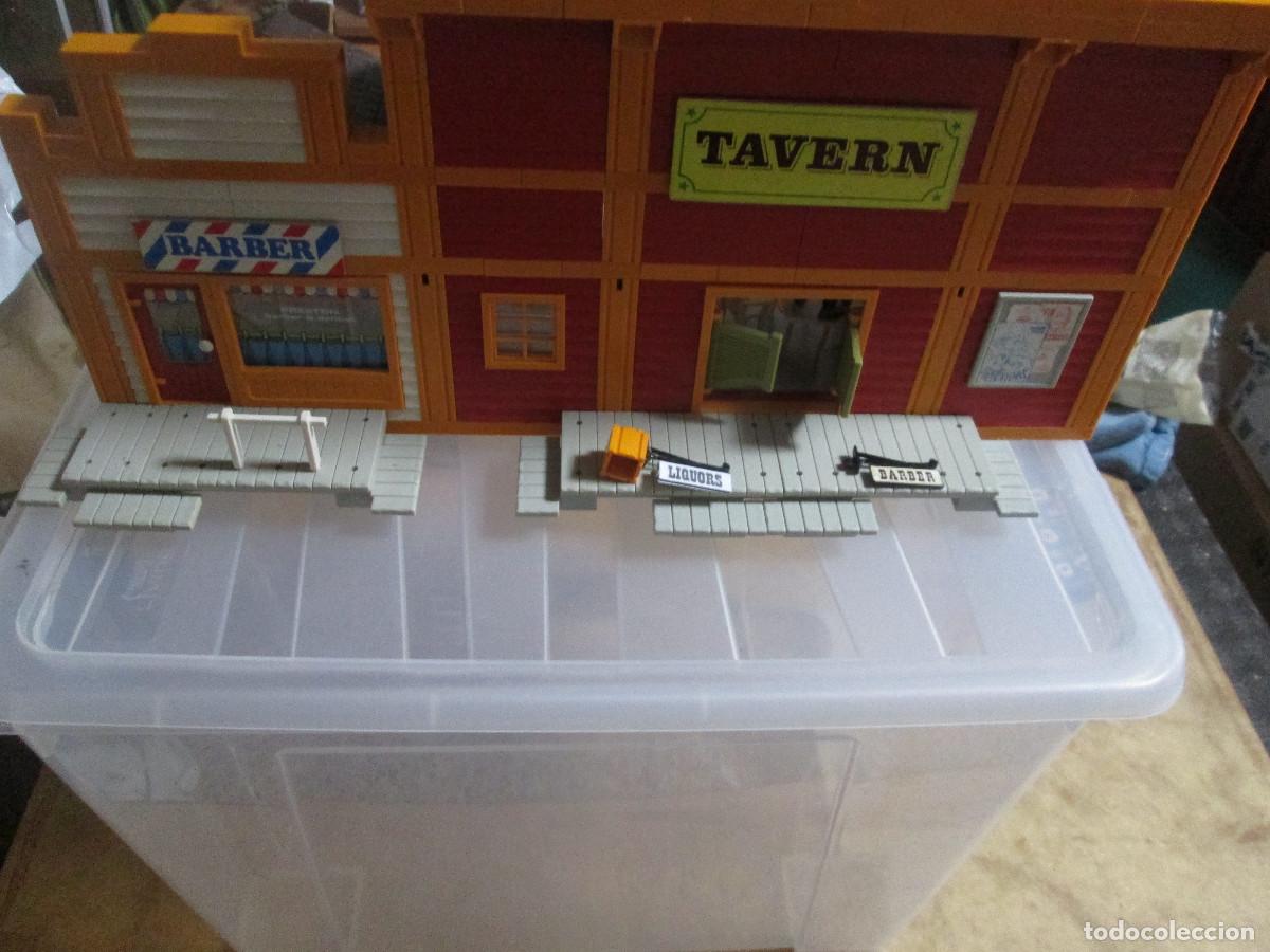 Juguetes antiguos Exin: exin west, taberna-barber&iacute;a - Foto 2