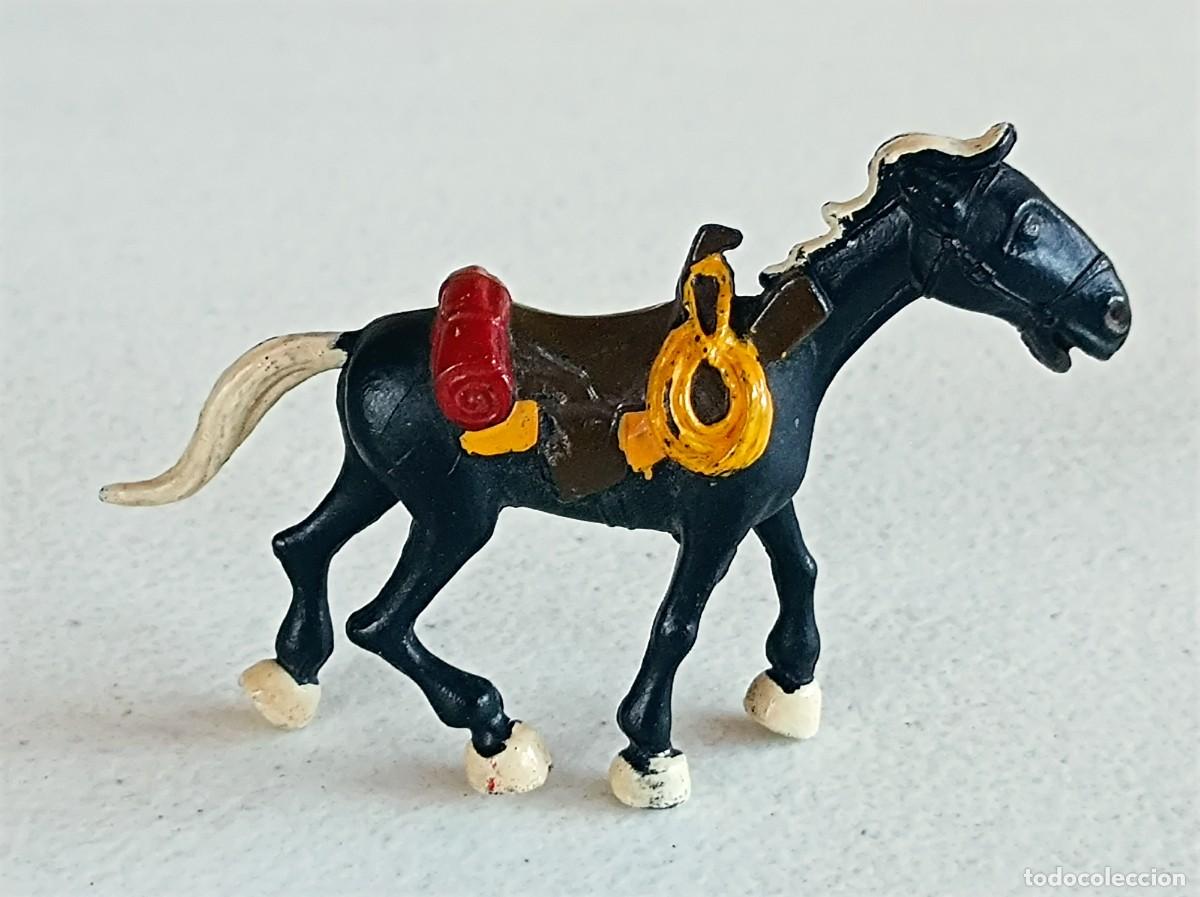 Juguetes antiguos Exin: EXIN WEST CABALLO NEGRO COWBOY