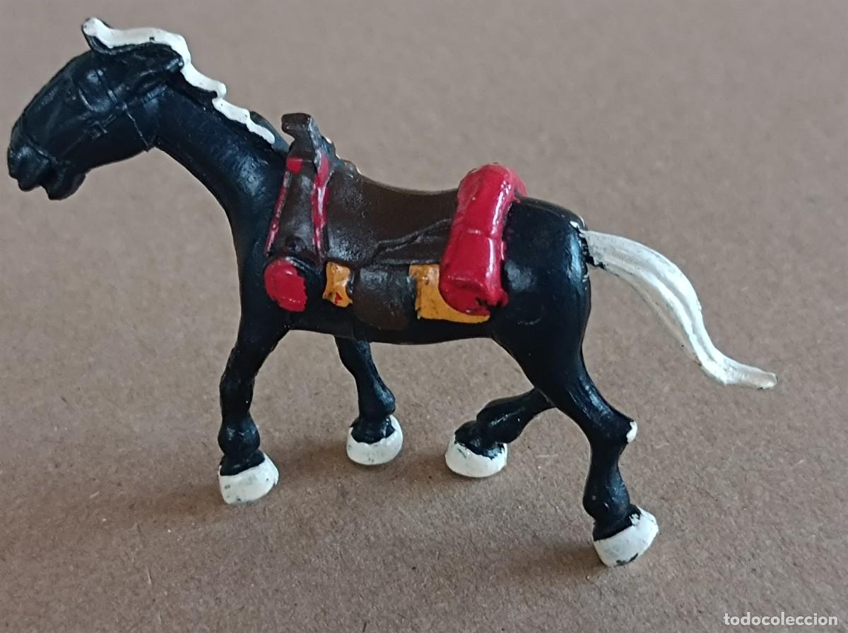 Juguetes antiguos Exin: EXIN WEST CABALLO NEGRO COWBOY