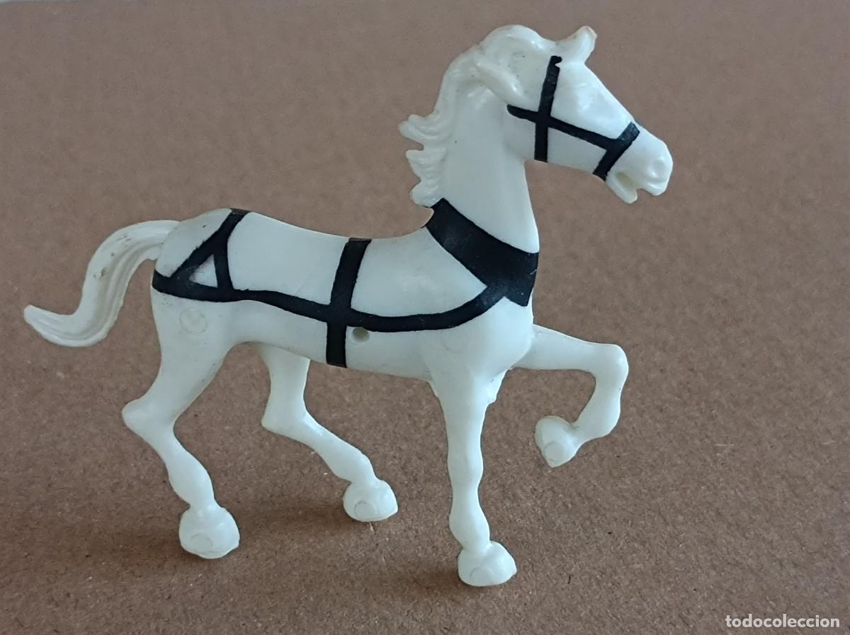 Juguetes antiguos Exin: EXIN WEST CABALLO BLANCO CARRETA