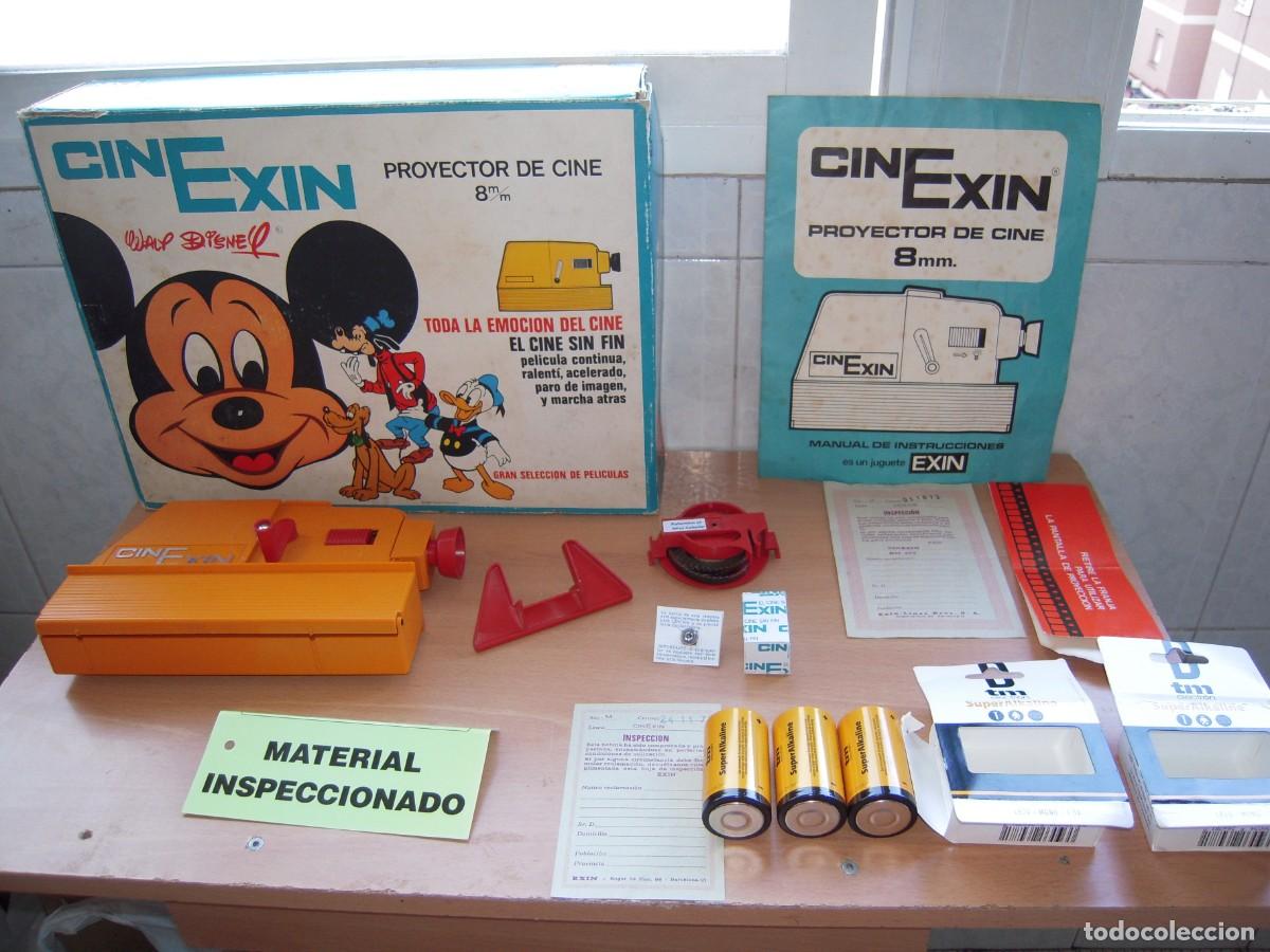 Juguetes antiguos Exin: Cinexin,El Cine sin fin.1&ordf; Version 1972 DIENTES METALICOS Retro & Vintage.Funcionando