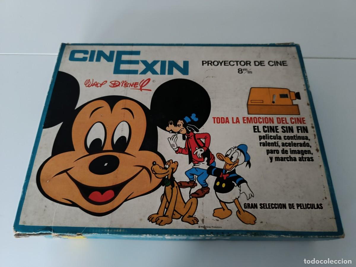 Juguetes antiguos Exin: Proyector Cinexin 8 mm Walt Disney. Caja Original.