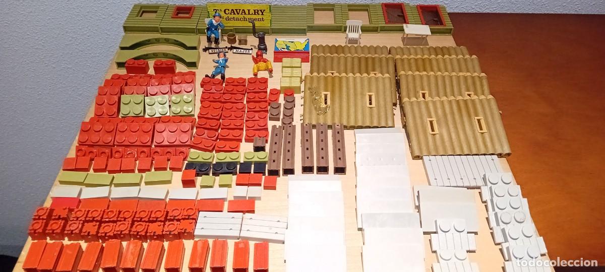 Juguetes antiguos Exin: EXIN WEST-EXINWEST DESTACAMENTO 7&ordm;CABALLERIA. LOTE DE 232 PIEZAS.