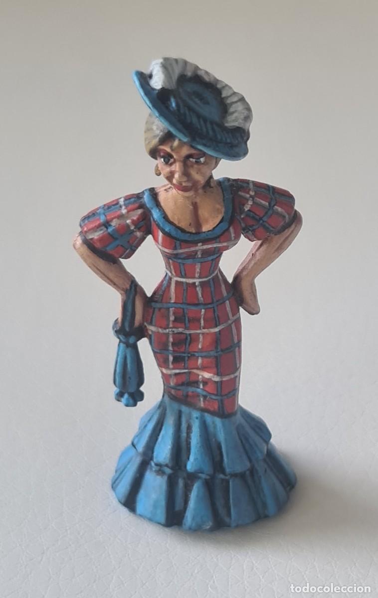 Juguetes antiguos Exin: EXIN WEST CHICA DEL SALOON ORIGINAL PINTADA EN ALTA CALIDAD (1)