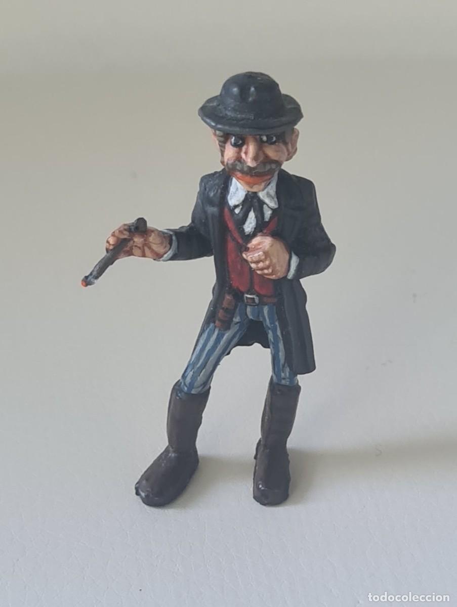 Juguetes antiguos Exin: EXIN WEST FIGURA DEL DUNDY CON PURITO PINTADA EN ALTA CALIDAD