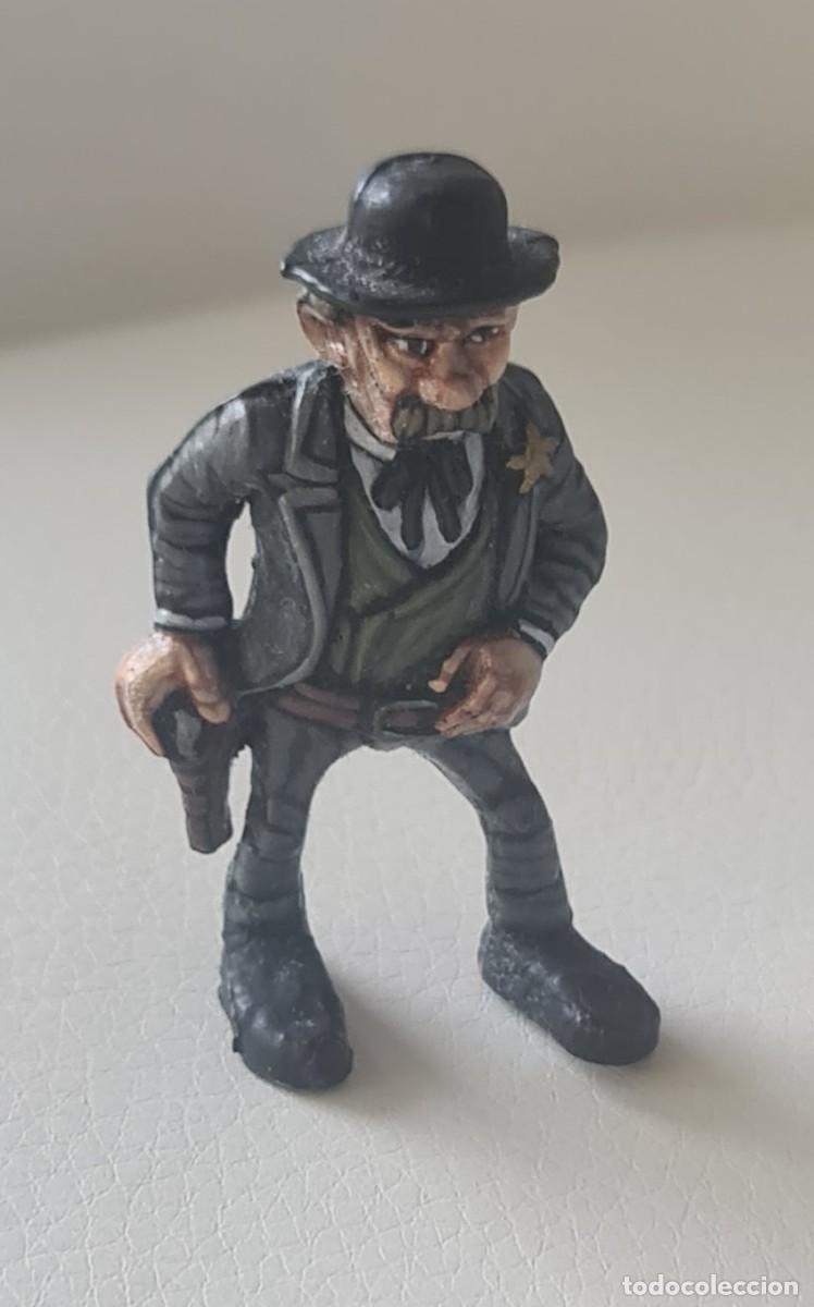 Juguetes antiguos Exin: EXIN WEST FIGURA DEL SHERIFF ORIGINAL PINTADA EN ALTA CALIDAD (2)