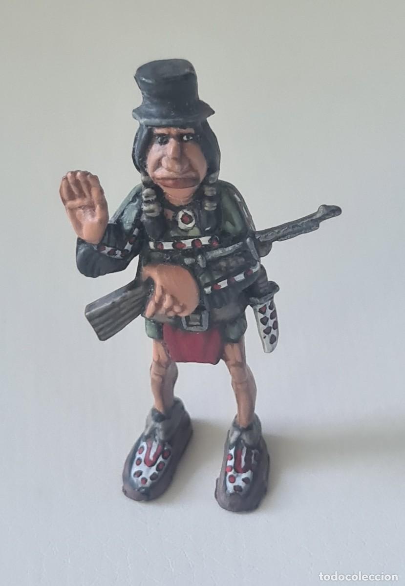 Juguetes antiguos Exin: EXIN WEST FIGURA DEL INDIO ORIGINAL PINTADA EN ALTA CALIDAD (2)