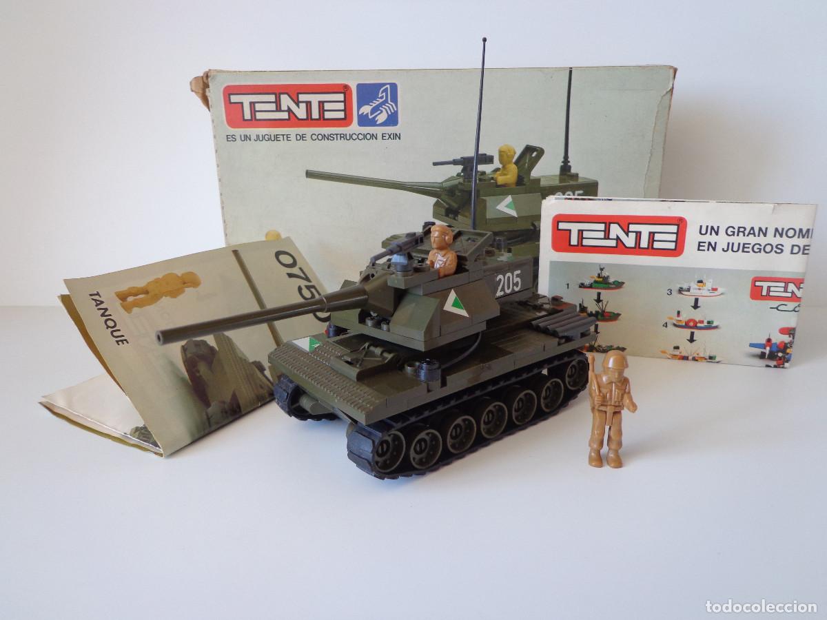 Juguetes antiguos Exin: Tente Scorpion 0750 Tanque - COMPLETO