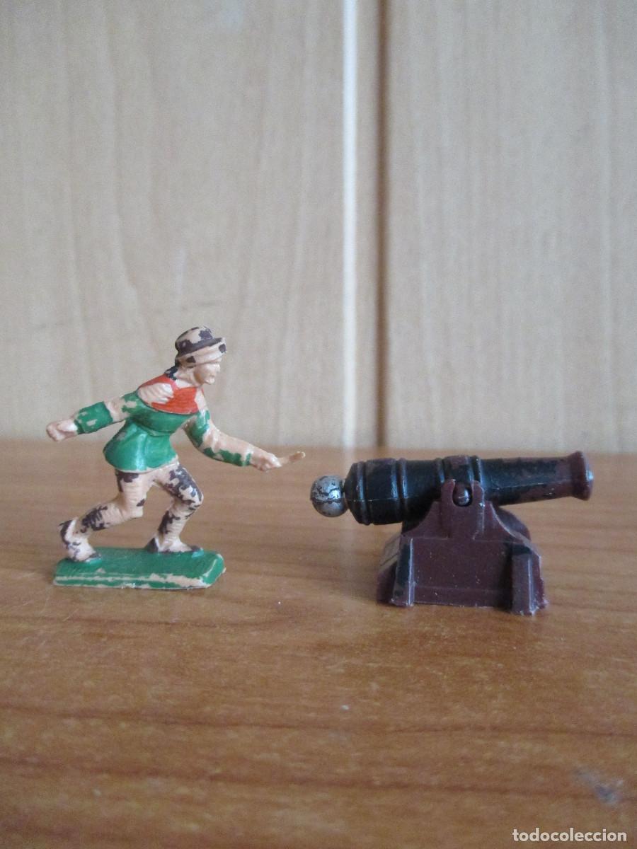 Juguetes antiguos Exin: EXIN CASTILLOS A&Ntilde;OS 70 : 1 CA&Ntilde;ONERO CON CA&Ntilde;ON