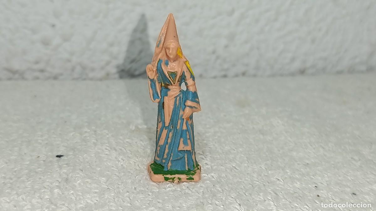 Juguetes antiguos Exin: EXIN CASTILLOS : ANTIGUA FIGURA DE PLASTICO PRINCESA DAMA DONCELLA MEDIEVAL A&Ntilde;OS 70