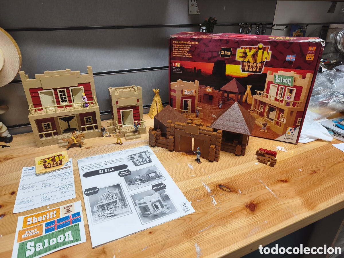 Juguetes antiguos Exin: Exin west el paso popular de juguetes