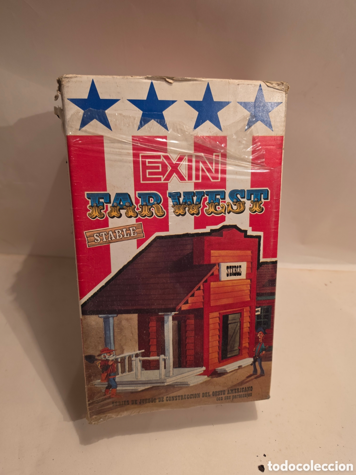 Juguetes antiguos Exin: EXIN. FAR WEST. STABLE. REF. 2021. JUGUETE MADE IN SPAIN. A&Ntilde;OS 70. EN SU CAJA ORIGINAL. COMPLETO.