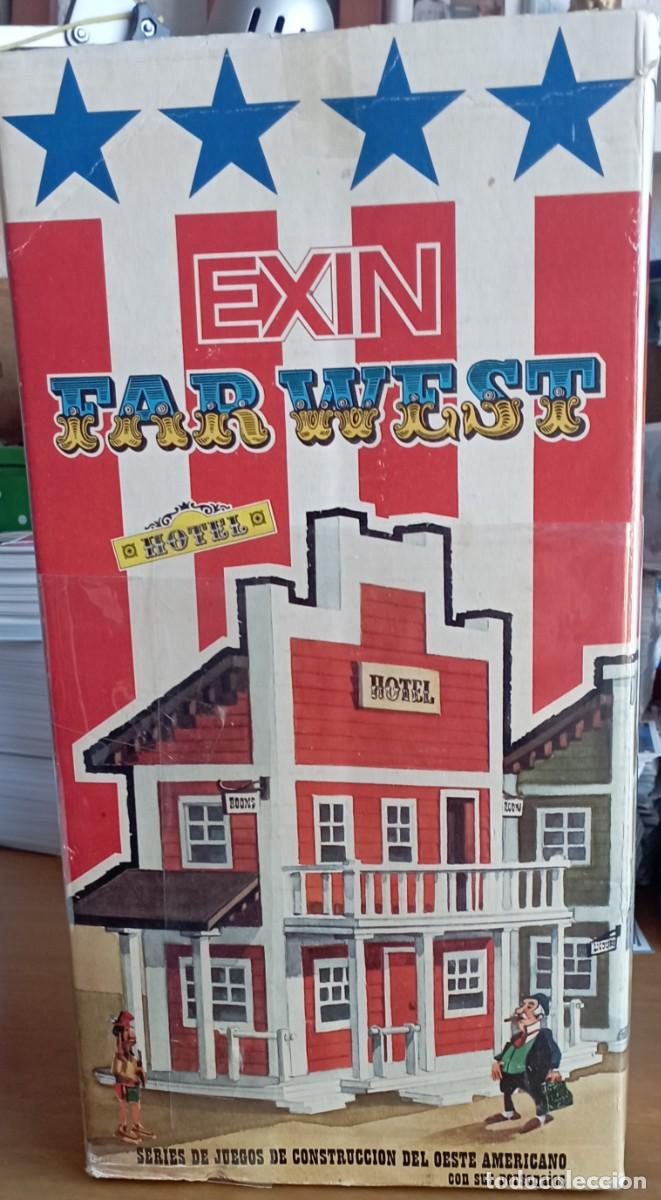 Altes Spielzeug Exin: Caja Exin Far West Hotel completo