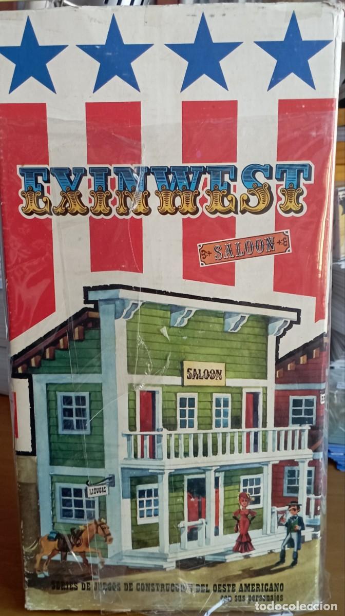 Altes Spielzeug Exin: Caja de Exinwest Saloon est&aacute; completa
