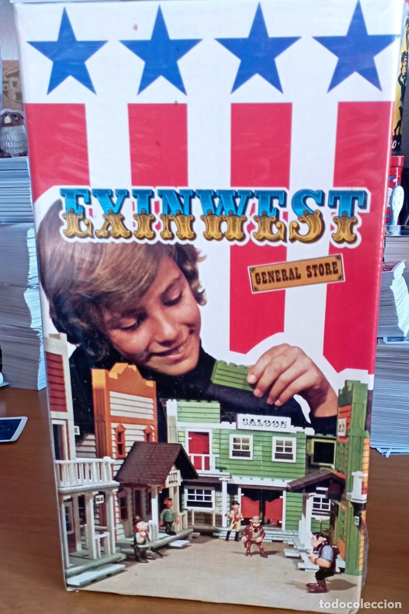 Exin Old Toys: Caja Exinwest General Store completa solo le falta un pegatina de un cartel