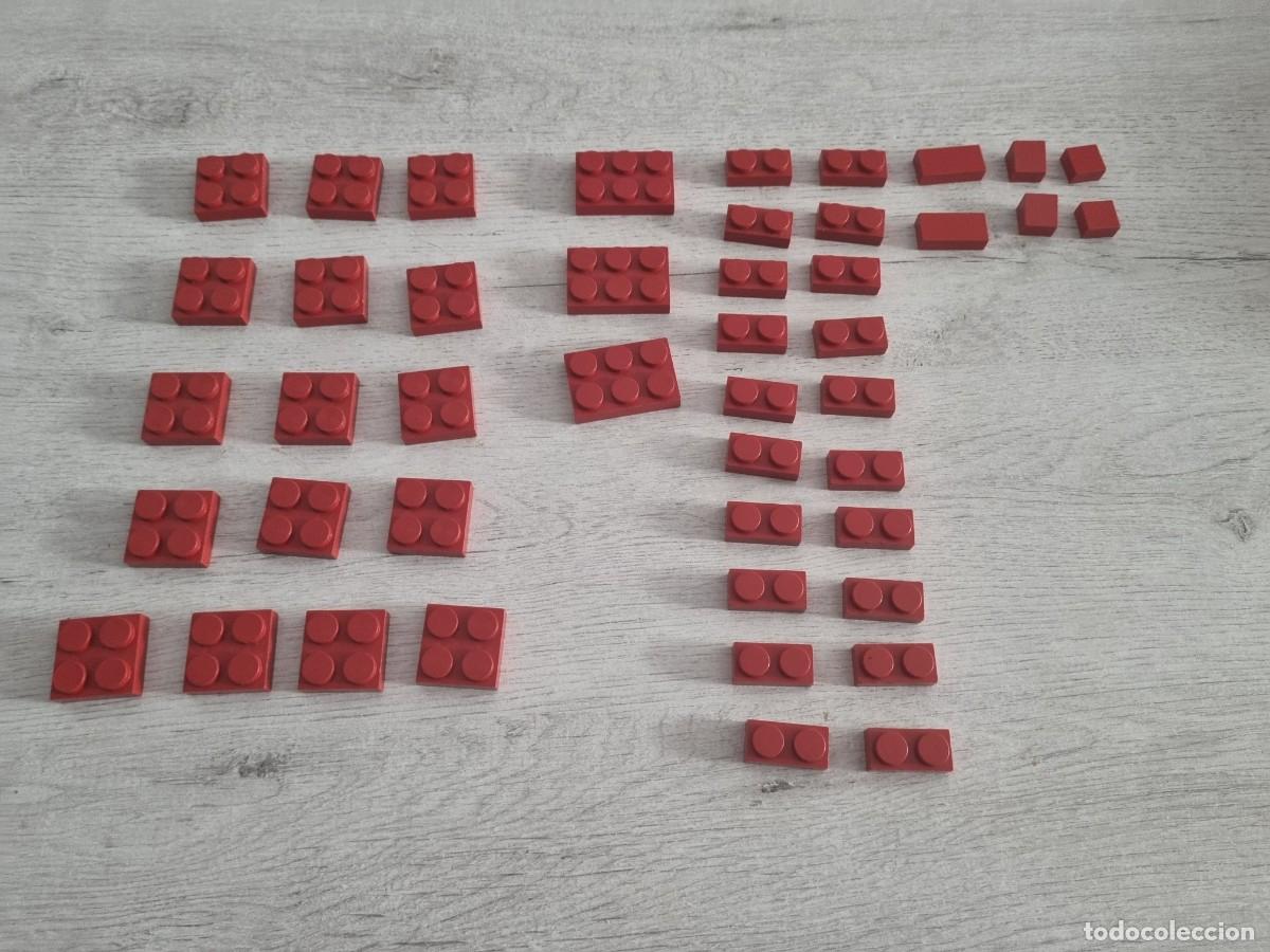 Juguetes antiguos Exin: Lote 45 piezas rojas variadas Exin West