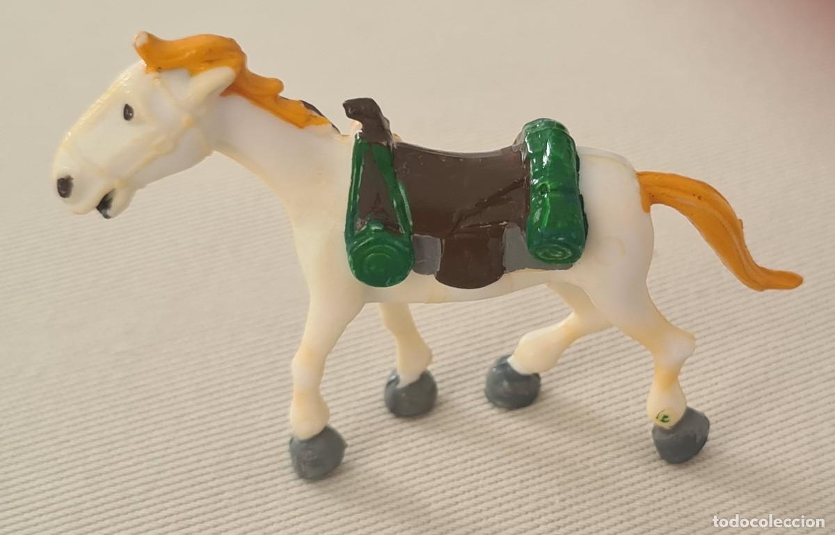 Juguetes antiguos Exin: EXIN WEST CABALLO BLANCO DE VAQUERO ORIGINAL