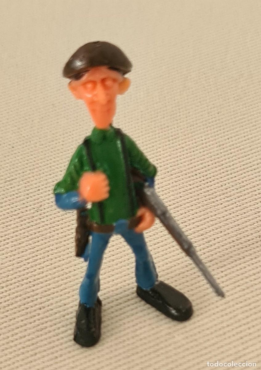 Juguetes antiguos Exin: EXIN WEST VAQUERO LARGUIRUCHO CON RIFLE WINCHESTER MODIFICADO ORIGINAL