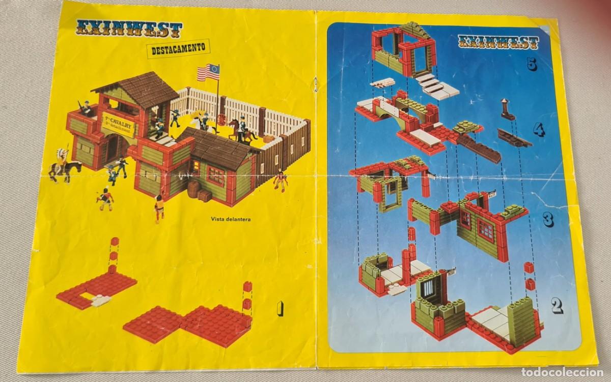 Juguetes antiguos Exin: EXIN WEST DESTACAMENTO + COMPLEMENTOS + INSTRUCCIONES - Foto 12