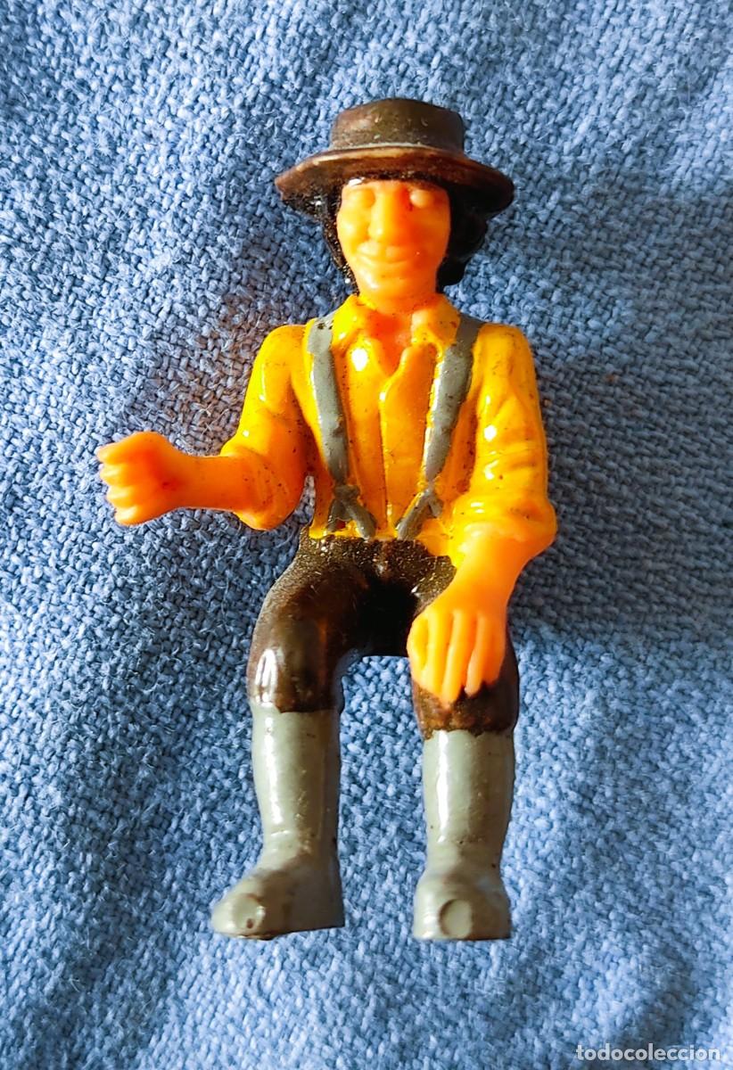 Juguetes antiguos Exin: CONDUCTOR CARRETA EXIN WEST EXINWEST ORIGINAL A&Ntilde;OS 70 COMPATIBLE CON EXIN CASTILLOS