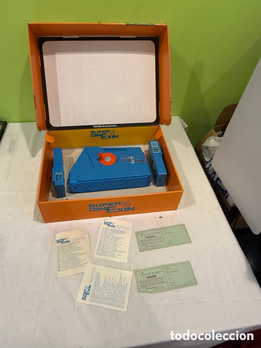 Juguetes antiguos Exin: SUPER 8 CINEXIN EXIN A&Ntilde;OS 80 CON CAJA ORIGINAL + 2 PEL&Iacute;CULAS MICKEY DISNEY