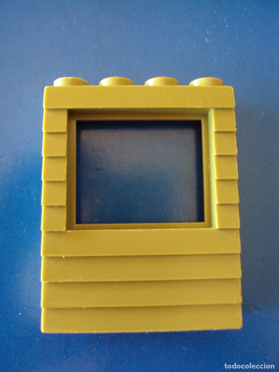 Exin Old Toys: EXIN FAR WEST SALOON REF 2040 PIEZA PARED VERDE CON HUECO PARA VENTANA GRANDE