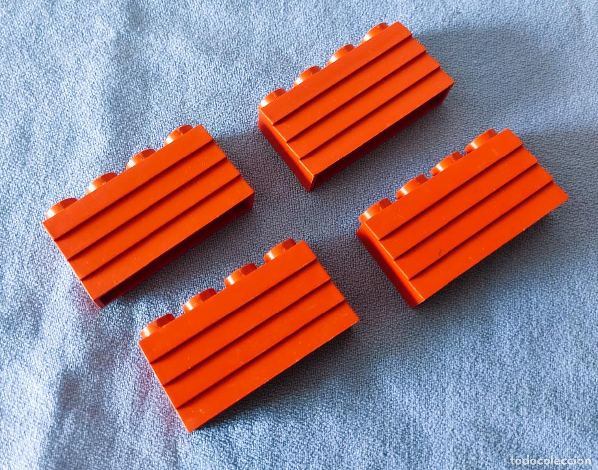 Exin Old Toys: 4 MEDIAS PAREDES ROJAS EXIN WEST EXINWEST ORIGINAL A&Ntilde;OS 70 COMPATIBLE CON EXIN CASTILLOS