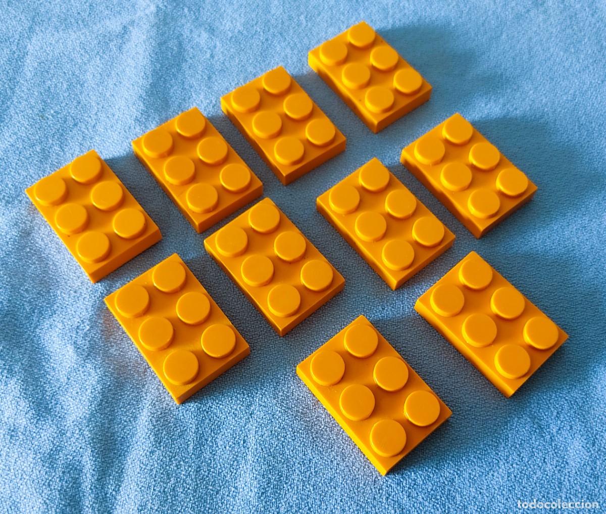 Juguetes antiguos Exin: 10 PIEZAS DE SEIS PUNTOS NARANJAS EXIN WEST EXINWEST ORIGINAL A&Ntilde;OS 70 COMPATIBLE CON EXIN CASTILLOS