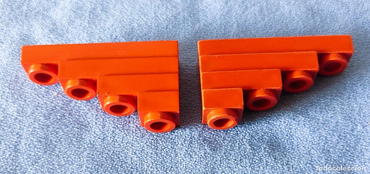 Juguetes antiguos Exin: 2 PIEZAS BAJADA PARED ROJAS EXIN WEST EXINWEST ORIGINAL A&Ntilde;OS 70 COMPATIBLE CON EXIN CASTILLOS
