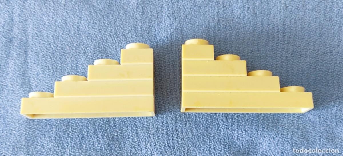 Juguetes antiguos Exin: 2 PIEZAS BAJADA PARED BLANCAS EXIN WEST EXINWEST ORIGINAL A&Ntilde;OS 70 COMPATIBLE CON EXIN CASTILLOS