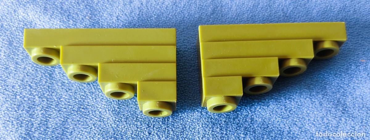 Juguetes antiguos Exin: 2 PIEZAS BAJADA PARED VERDES EXIN WEST EXINWEST ORIGINAL A&Ntilde;OS 70 COMPATIBLE CON EXIN CASTILLOS