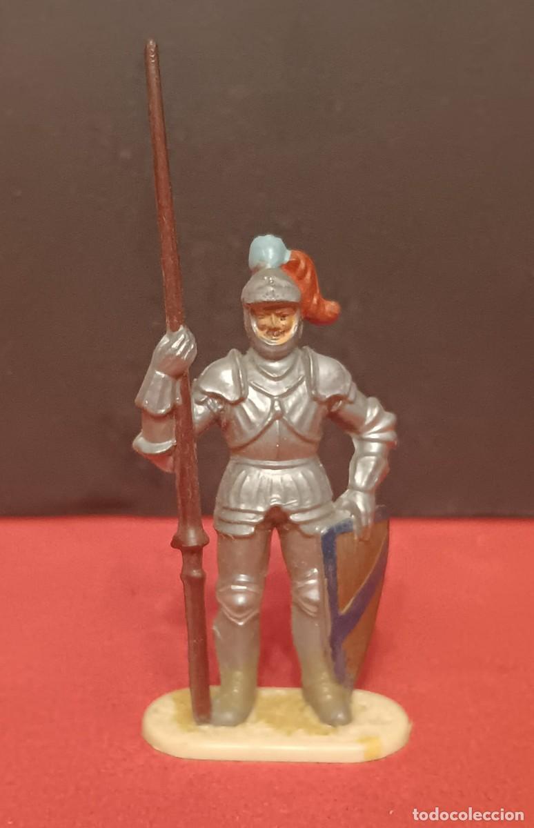 Juguetes antiguos Exin: FIGURA SOLDADO MEDIEVAL SERIE HISTOREX ELASTOLIN EXIN CASTILLOS