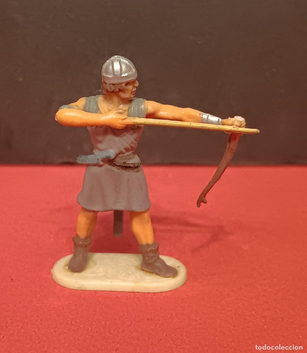 Juguetes antiguos Exin: FIGURA SOLDADO MEDIEVAL SERIE HISTOREX ELASTOLIN EXIN CASTILLOS