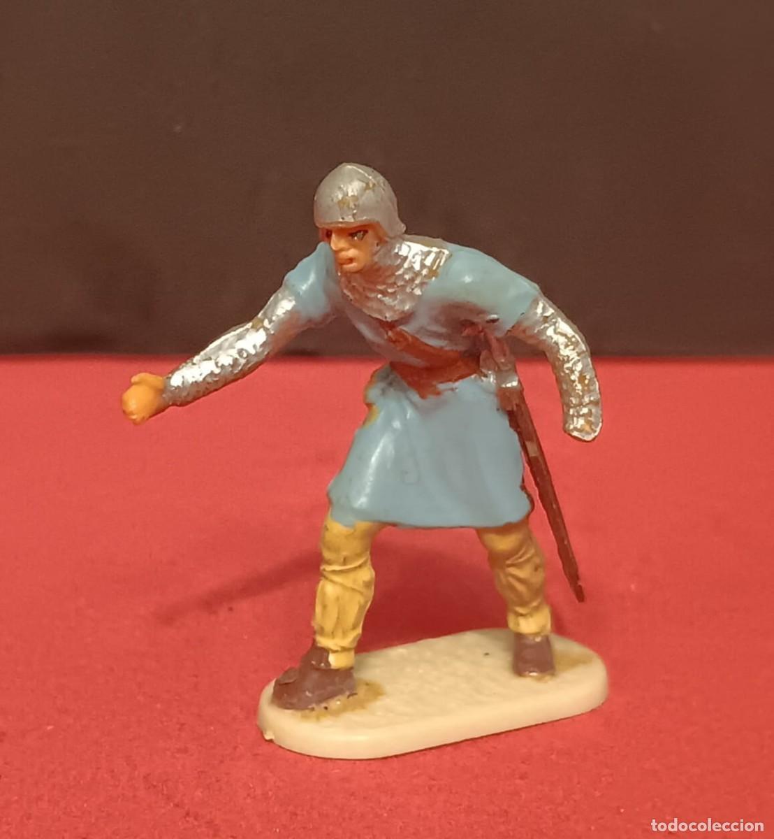 Juguetes antiguos Exin: FIGURA SOLDADO MEDIEVAL SERIE HISTOREX ELASTOLIN EXIN CASTILLOS