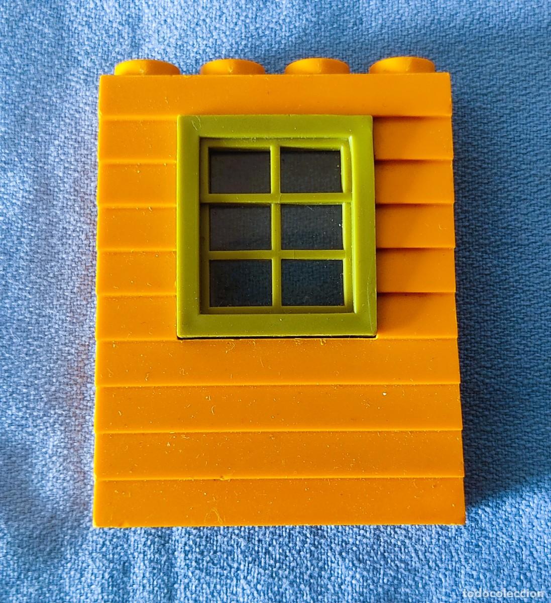 Juguetes antiguos Exin: VENTANA VERDE CON PARED EXIN WEST EXINWEST ORIGINAL A&Ntilde;OS 70 COMPATIBLE CON EXIN CASTILLOS