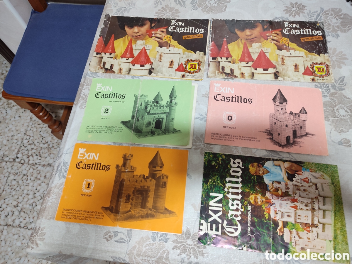 Juguetes antiguos Exin: Exin Castillos . Manuales de montaje