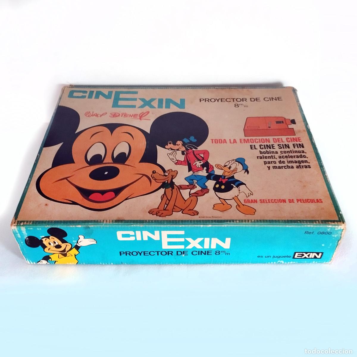 Juguetes antiguos Exin: CINEXIN 1971 (Ref. 800) CON INSTRUCCIONES, SOPORTE, FUNCIONANDO PERO CON DEFECTOS Y CAJA SUCIA