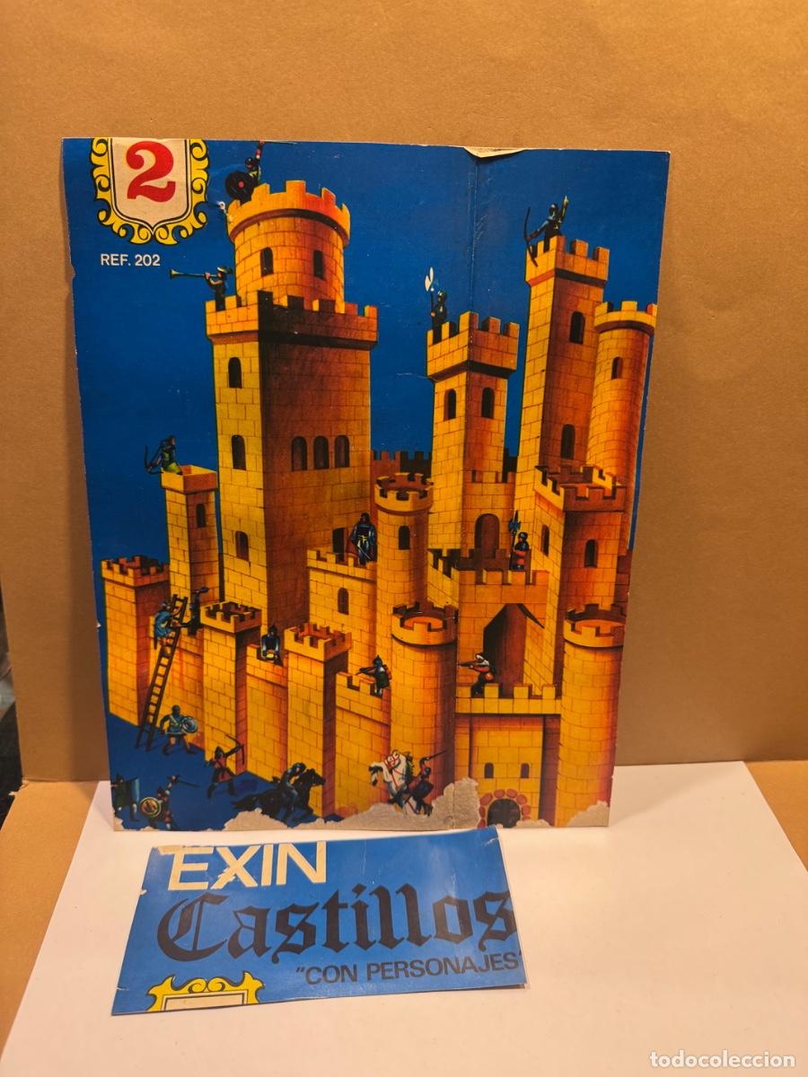 Juguetes antiguos Exin: EXIN CASTILLOS LOTE 2 RECORTES CAJA ORIGINAL A&Ntilde;OS 70 / COMPRA MIN&Iacute;MA 5 &euro;