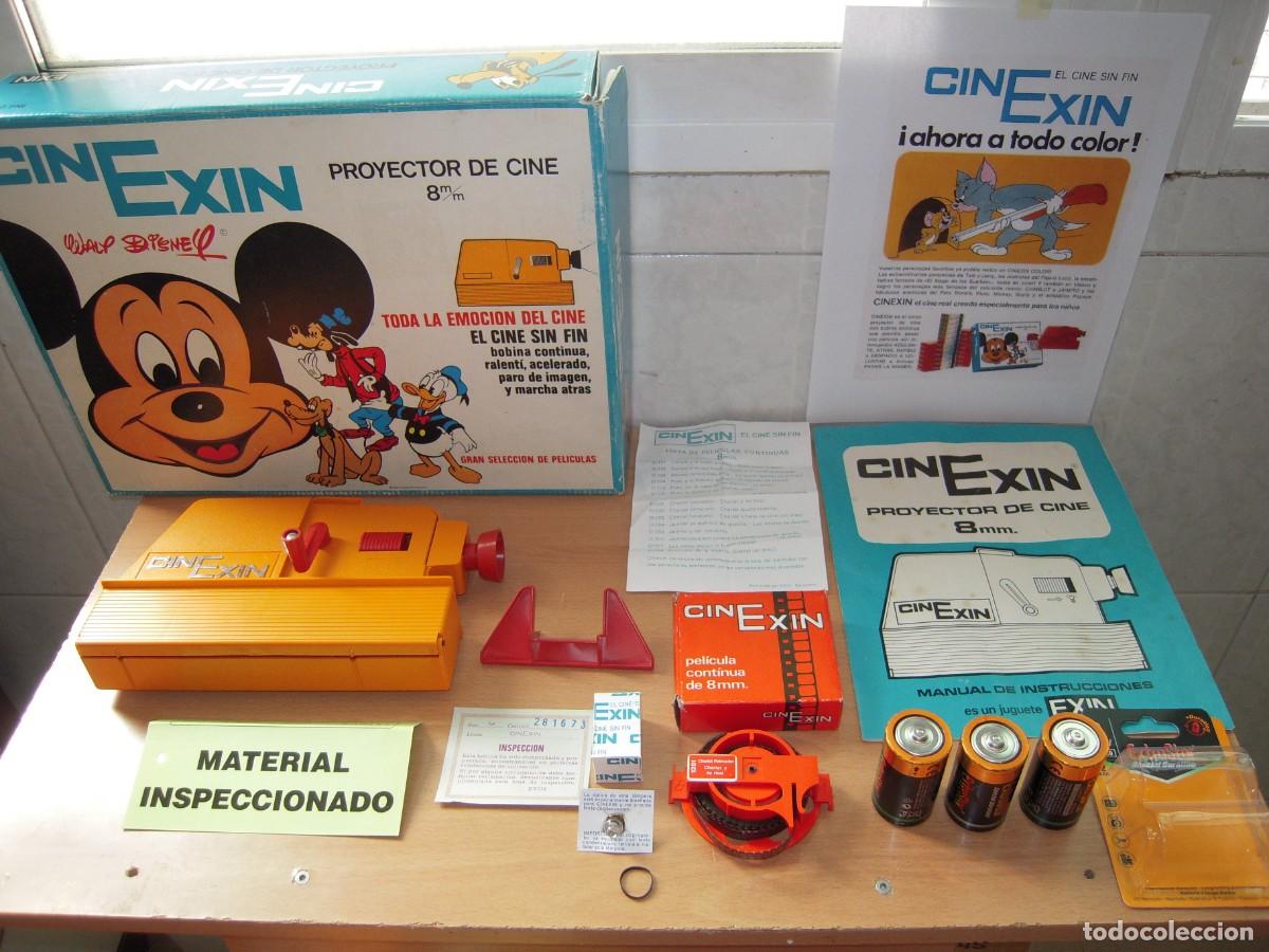 Juguetes antiguos Exin: CINEXIN 1&ordf; Versi&oacute;n DIENTES METALICOS 1972 Muy Buscado. Funcionando