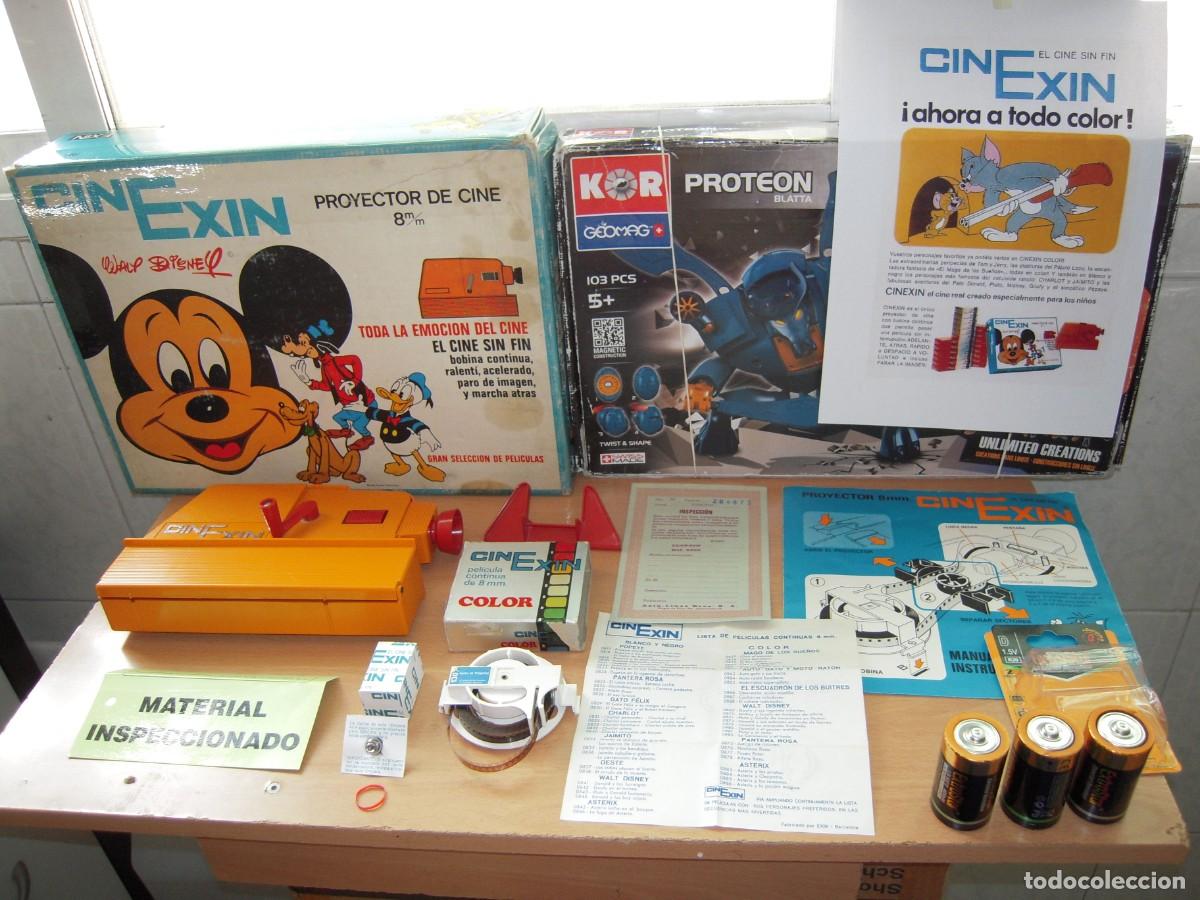 Juguetes antiguos Exin: Cinexin,El Cine sin fin.Proyector de 8mm. 1973 Retro & Vintage.Funcionando+ REGALO