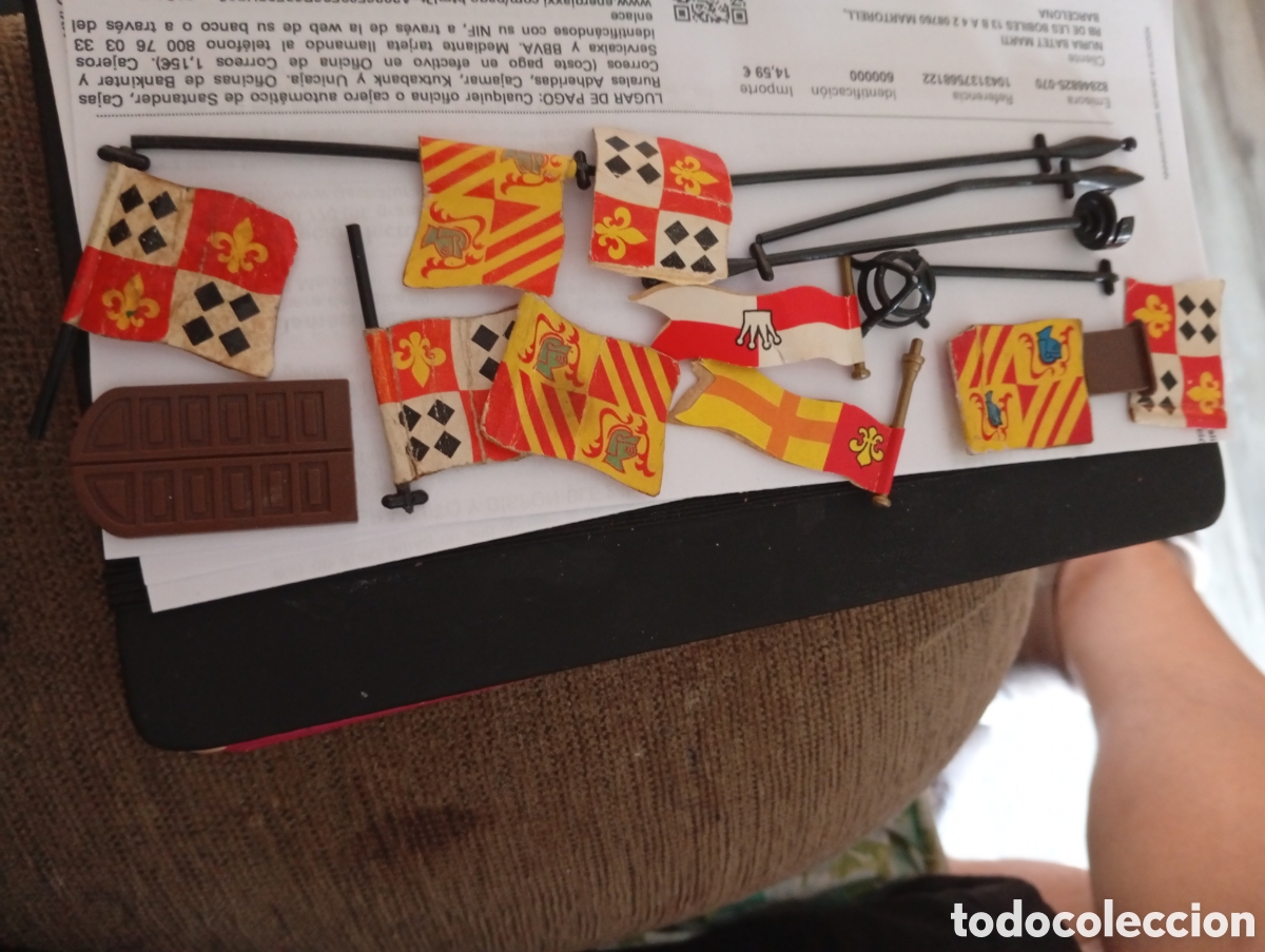 Altes Spielzeug Exin: Banderas y accesorios exin castillo original