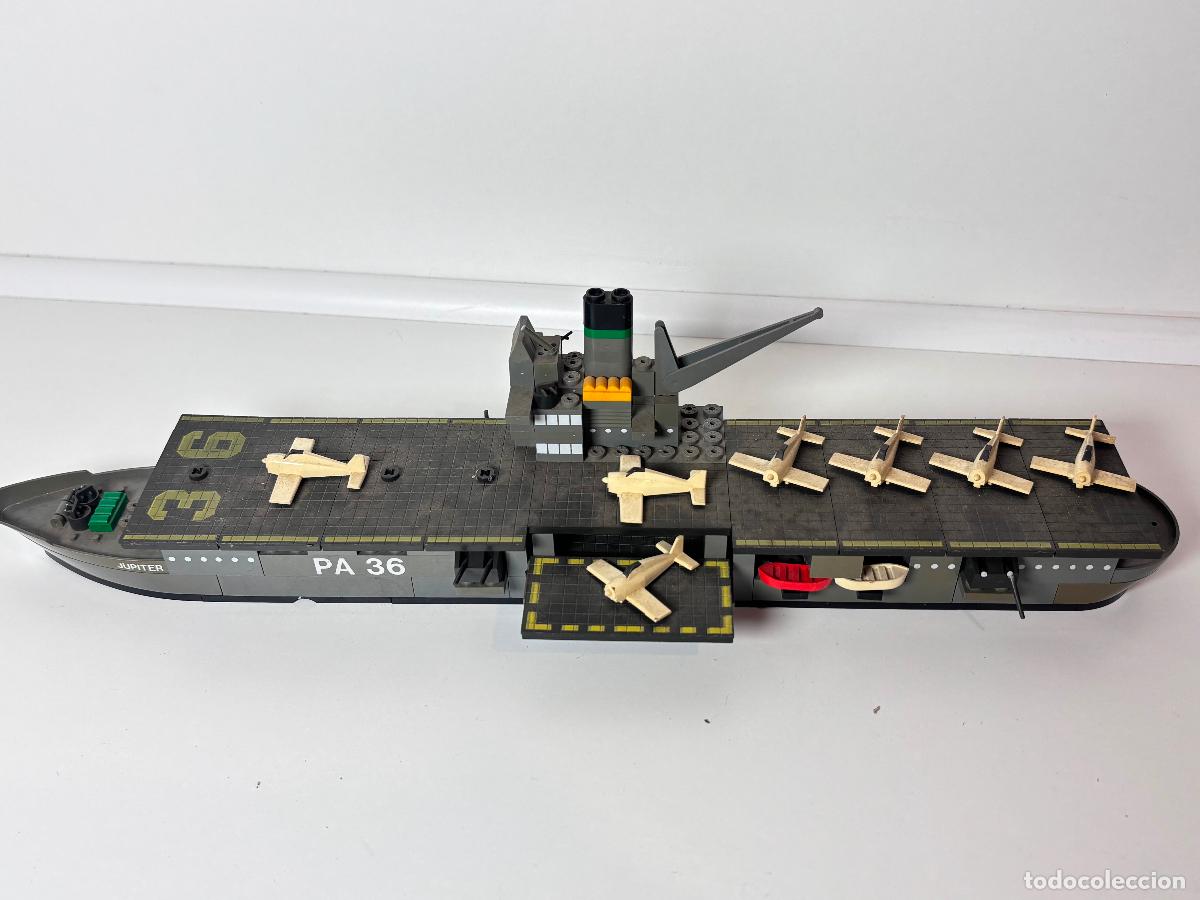 Altes Spielzeug Exin: TENTE 701 portaaviones j&uacute;piter pa 36 a&ntilde;o 80 pegado articulo de exposici&oacute;n