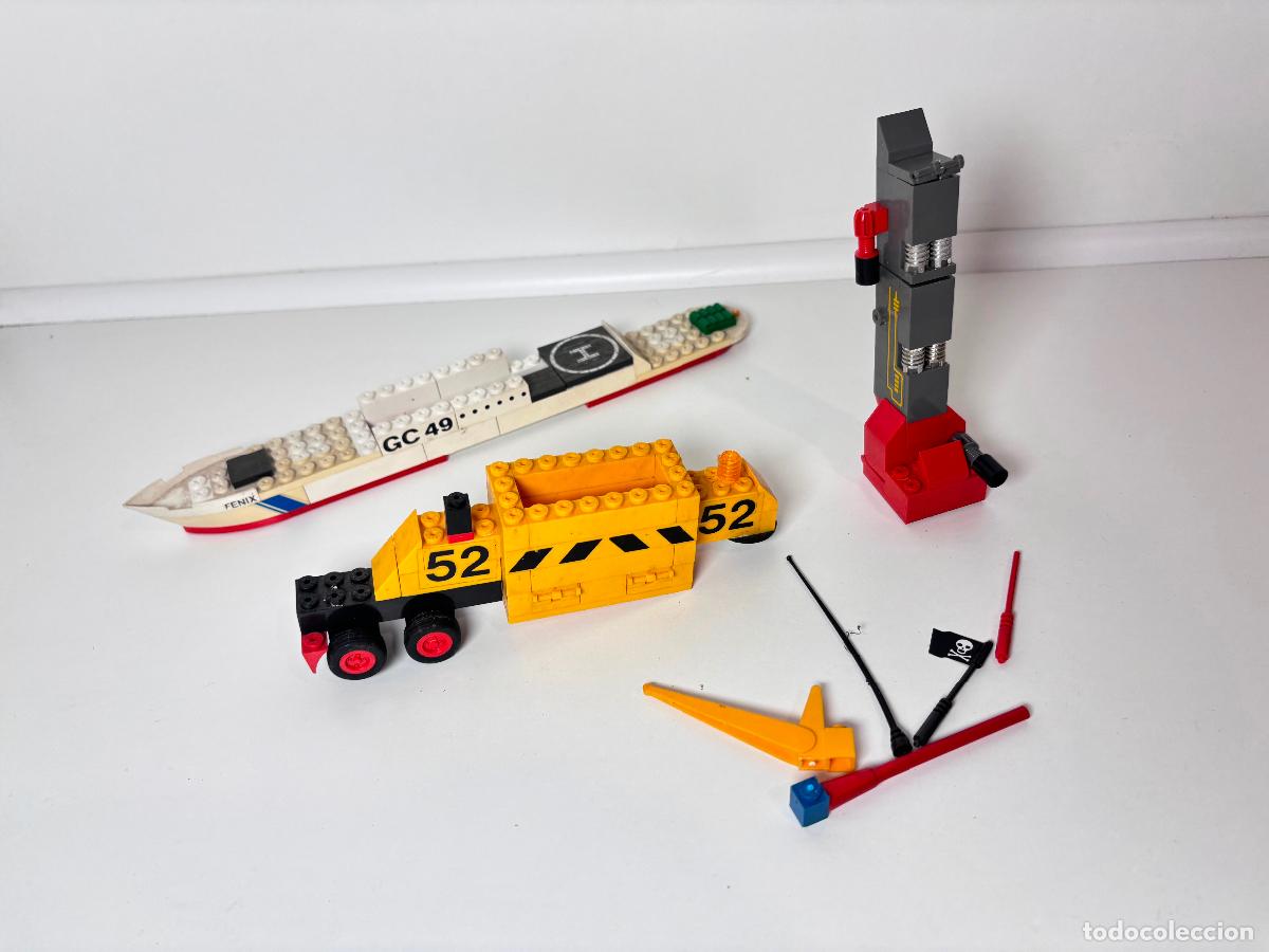 Altes Spielzeug Exin: TENTE EXIN lote 685 remolque tr&aacute;iler 0792 pata robot 0618 guardacostas pegado articulo de exposici&oacute;n
